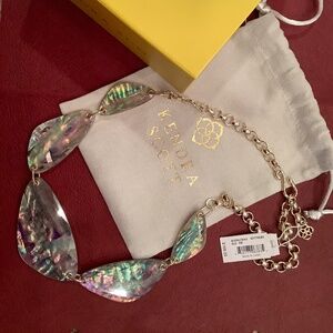 Kendra Scott McKenna Lilac Abelone Necklace